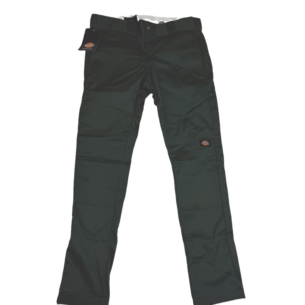 NWT Dickies Flex Skinny Straight Fit Men's Work Pants Sz 29x30 Olive Green WP811